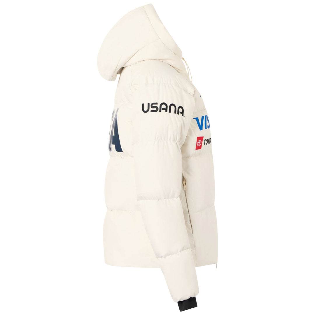 White Women's Ski Jacket with Waterproof and Thermal Protection main