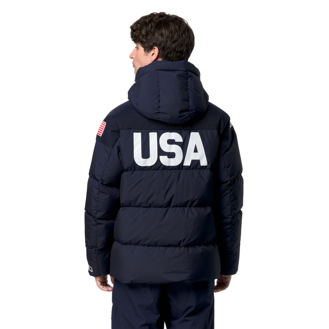 Blue Men's Ski Jacket with Waterproof and Thermal Protection main