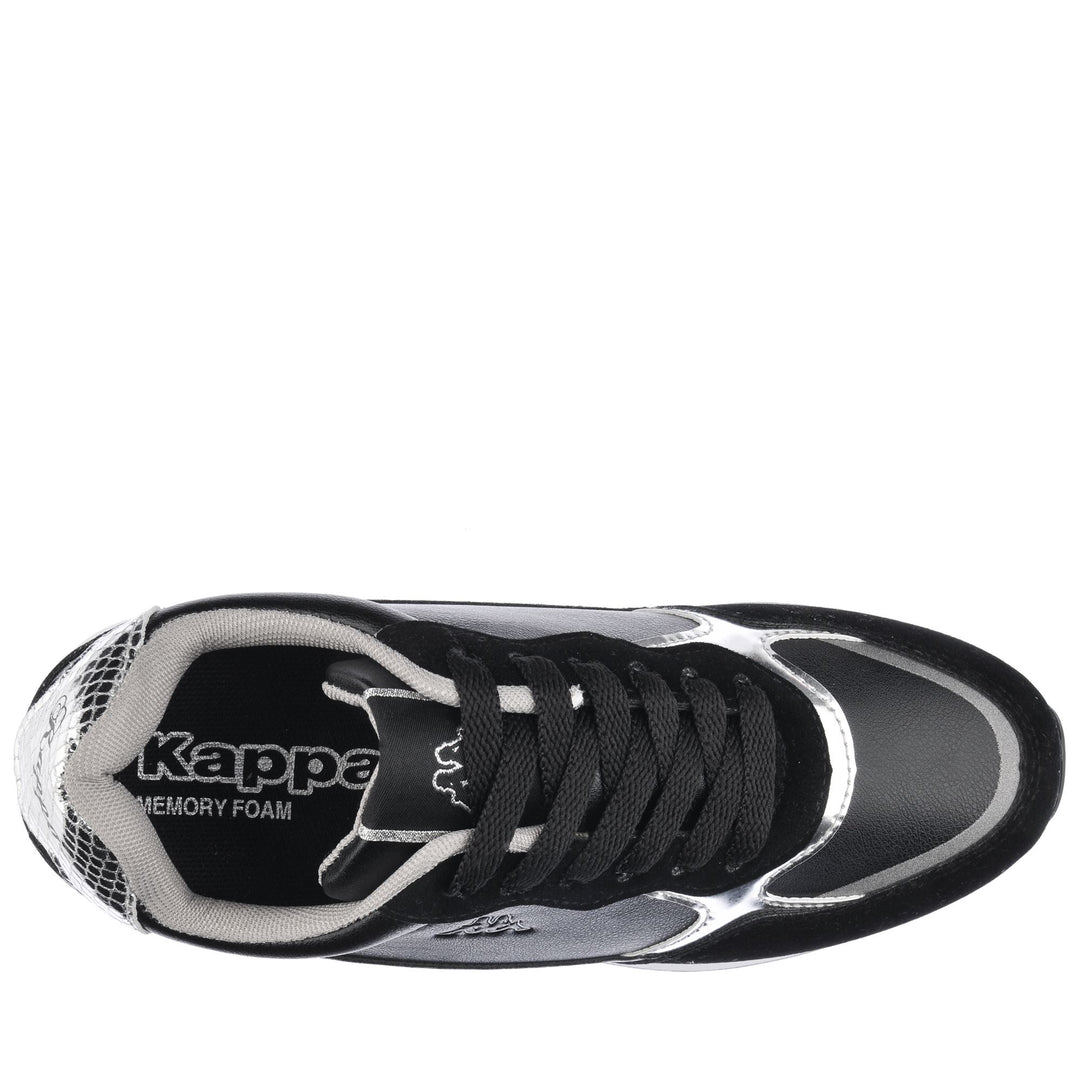 Zapatillas de senderismo de corte bajo para mujer, color negro y gris, con espuma viscoelástica main