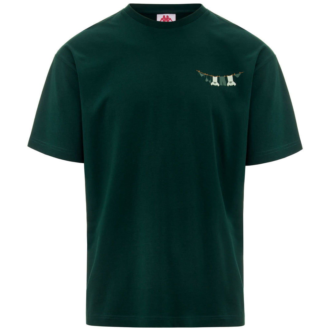 T-Shirt Sportiva da Uomo Grafica Verde Salvia 01