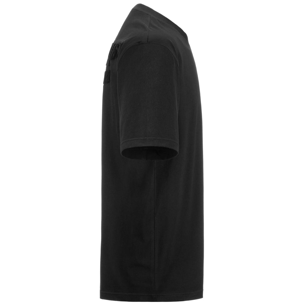 Maglietta Sportiva Uomo Nera in Cotone 02