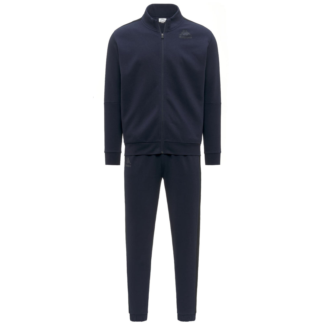 Marine blue Men's Brushed Fleece Tracksuit with Full Zip 01