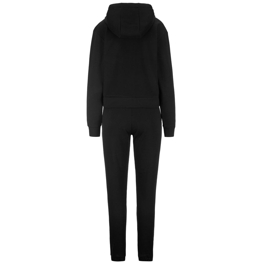 Black Women's Regular Fit Brushed Fleece Tracksuit main