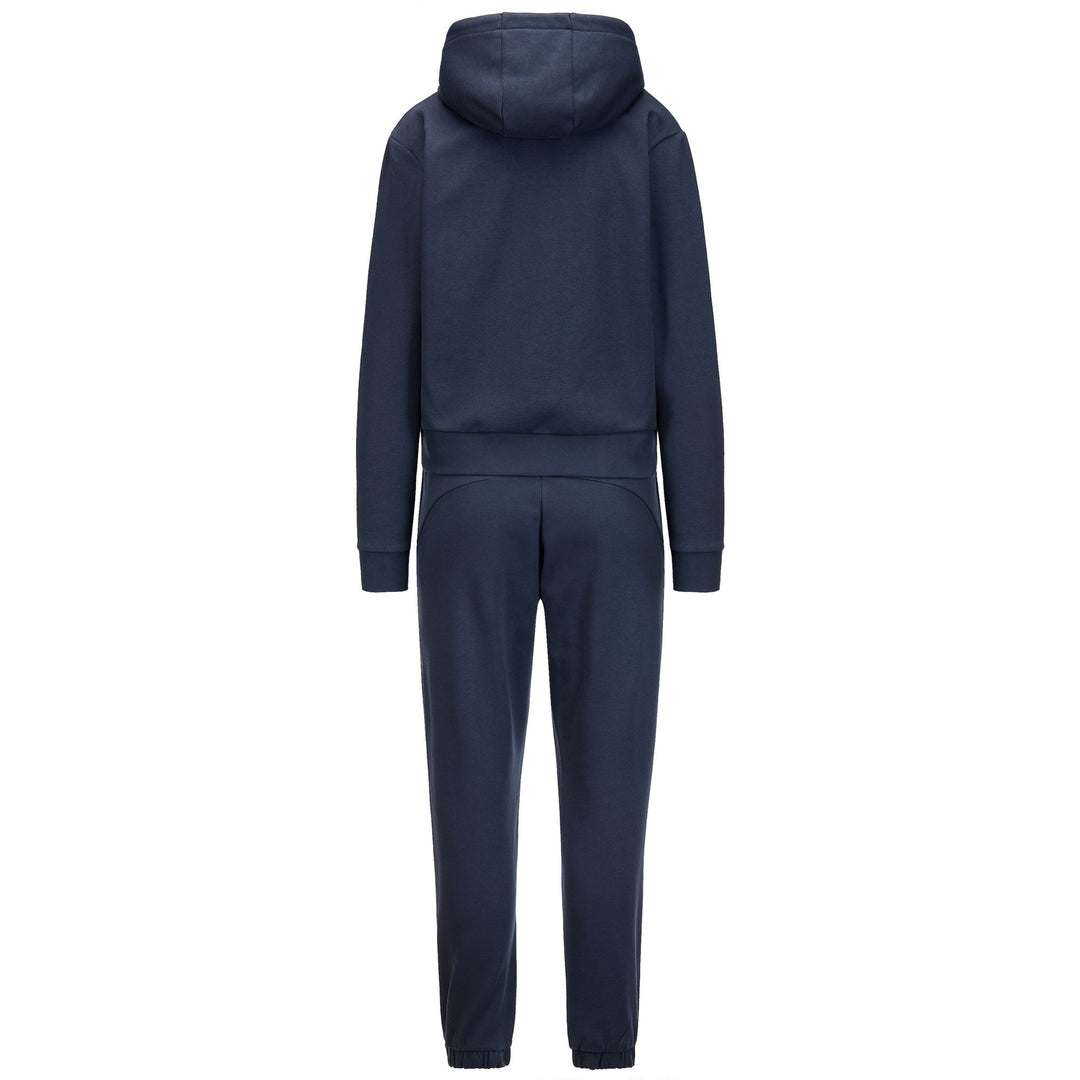 Ensemble de survêtement à capuche gris pour femme, coupe classique, en polaire brossée main