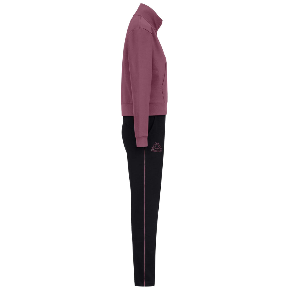 Survêtement en polaire brossée Violet pour femme, coupe classique 02