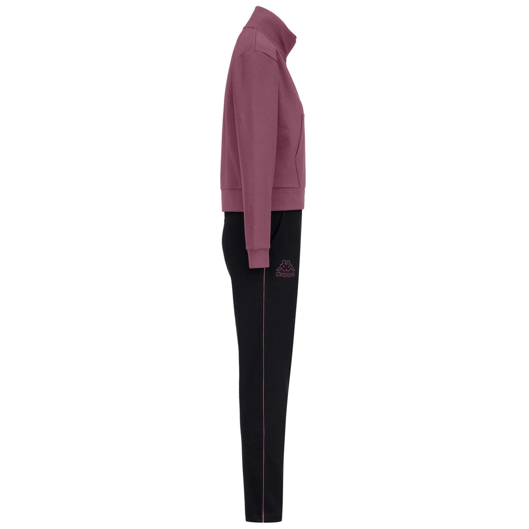 LOGO  FAMALI - Tute Sportive - Tuta da ginnastica - Donna - Violet Rosy-Black main