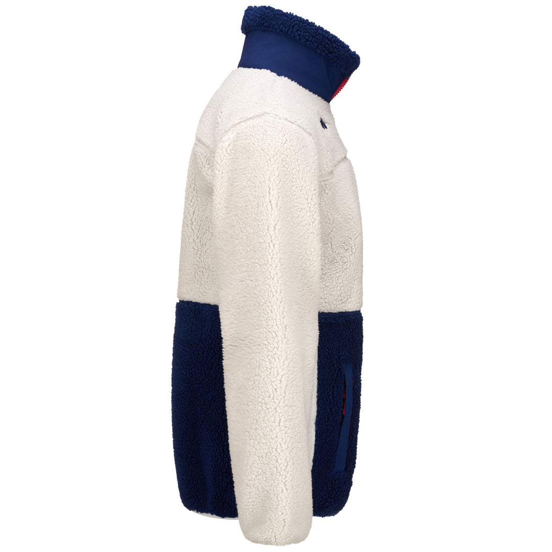 3CENTO 326 US - Fleece - Jacket - Unisex - GREY LT LEAD-BLUE NAVY-RACING RED main