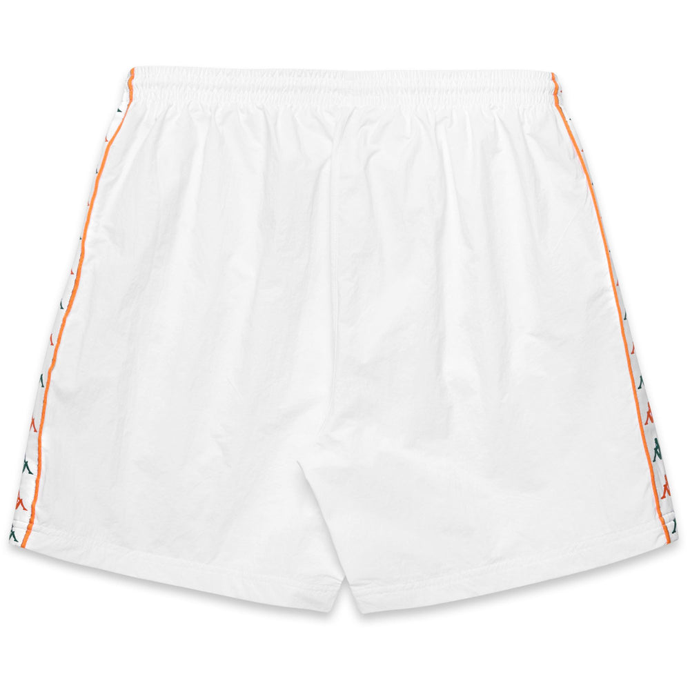 Grey Orange Men's Sport Street Shorts with Elastic Waistband 02