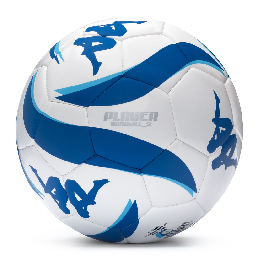 Blue and White Unisex Promotional Miniball with Team Logo main