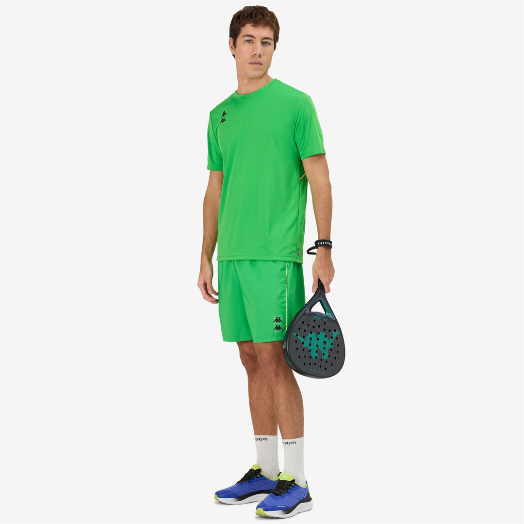Green Unisex Padel Racket with 18K Carbon Face main