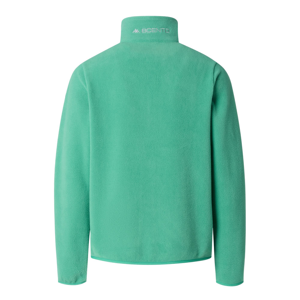 Green Unisex Regular Fit Polar Fleece with Zip Pockets 02