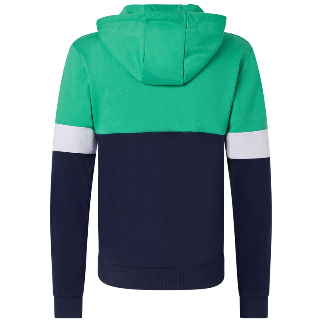 Giacca Fleece Sportiva Uomo Blu con Cappuccio e Tasche main