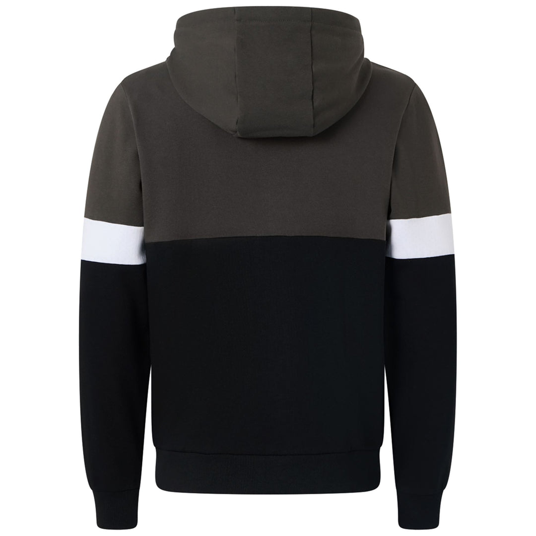 Giacca Fleece Sportiva Uomo Nera con Cappuccio e Tasche main