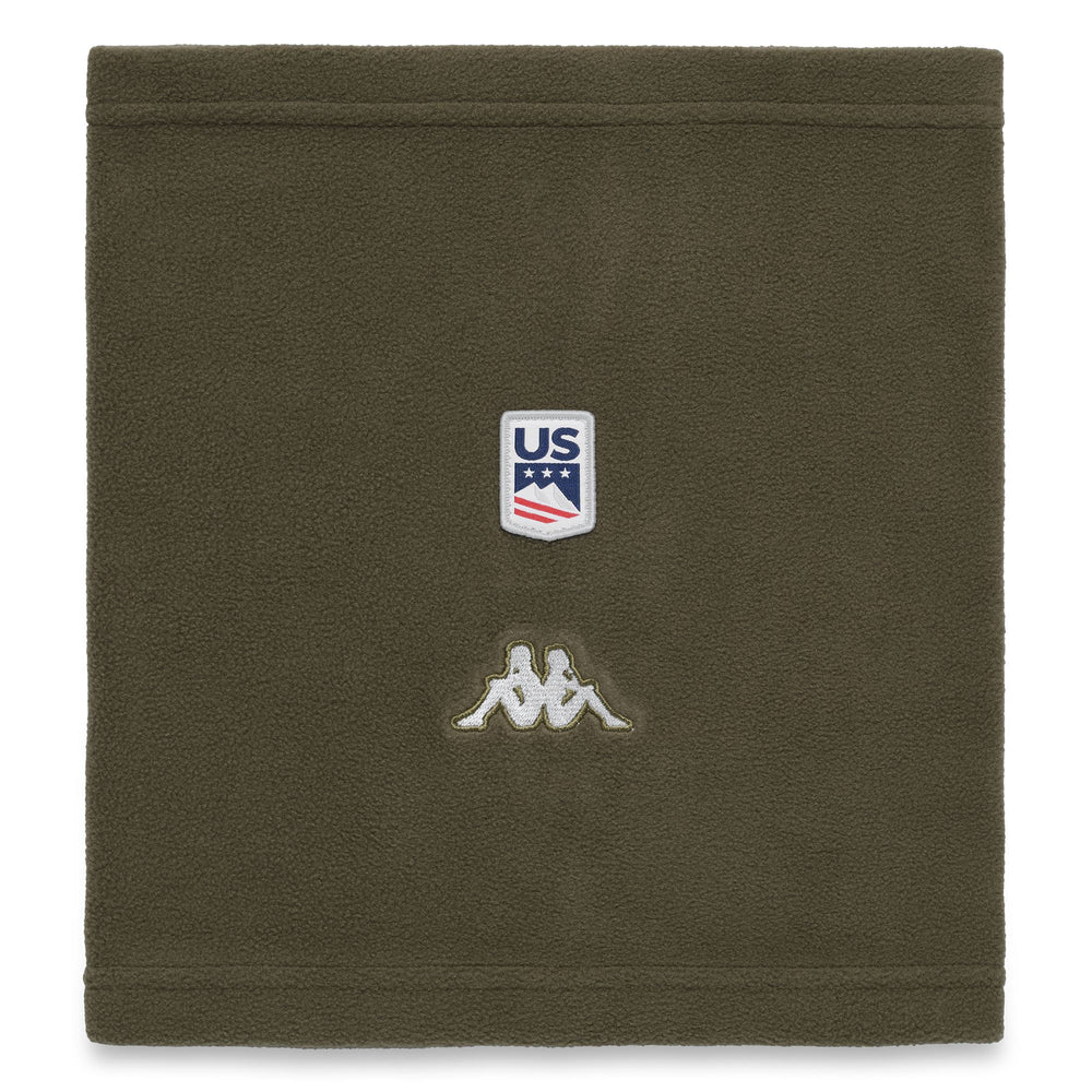 Green Unisex Polar Knit Neck Warmer with Omini Logo 02