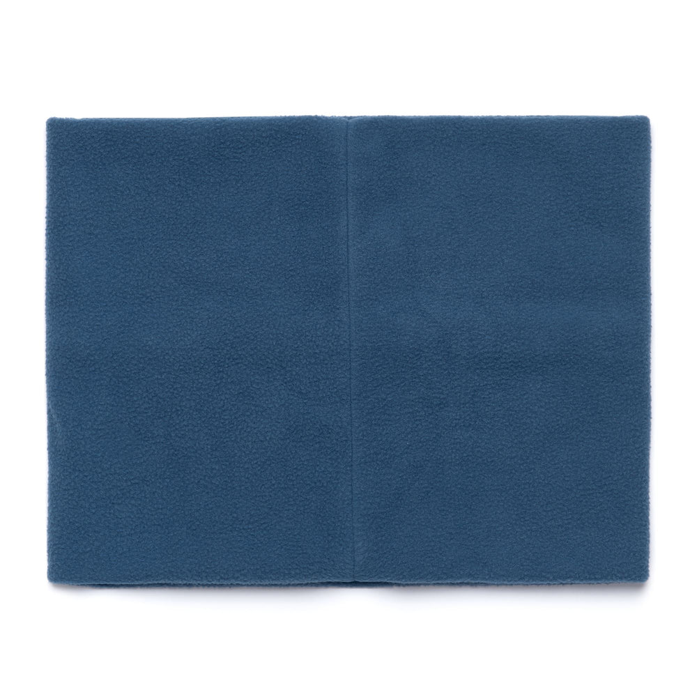 Deep Water Blue Unisex Ski Scarf with Embroidered Logo 02