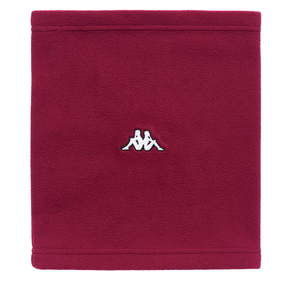 Calentador de cuello de esquí unisex rojo en forro polar main