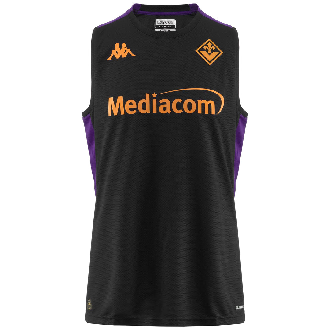 Black Men's Football Tank Jersey with HYDRO-WAY PROTECTION main