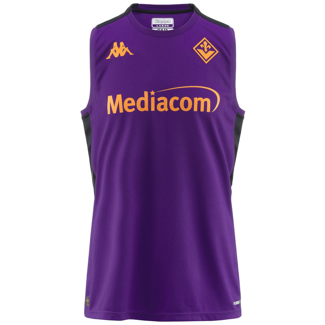 Violet Men's ACF Fiorentina Football Training Tank Top in Slim Fit 01