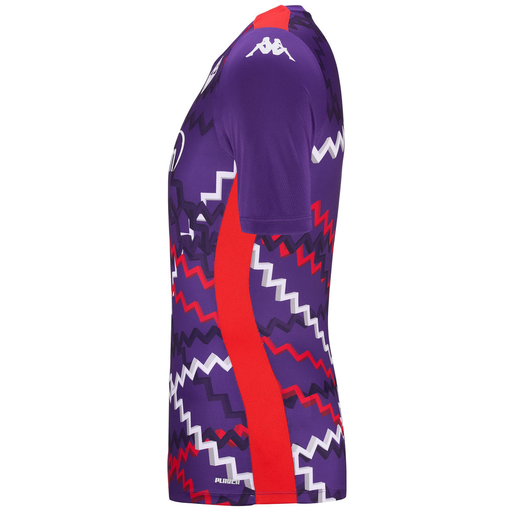 Violet Men's ACF Fiorentina Football Pre-Match Slim Fit Shirt 02
