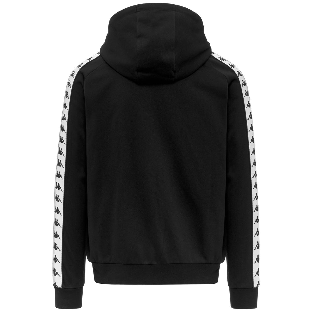 Sweat à capuche en polaire de sport noir pour homme, coupe classique main
