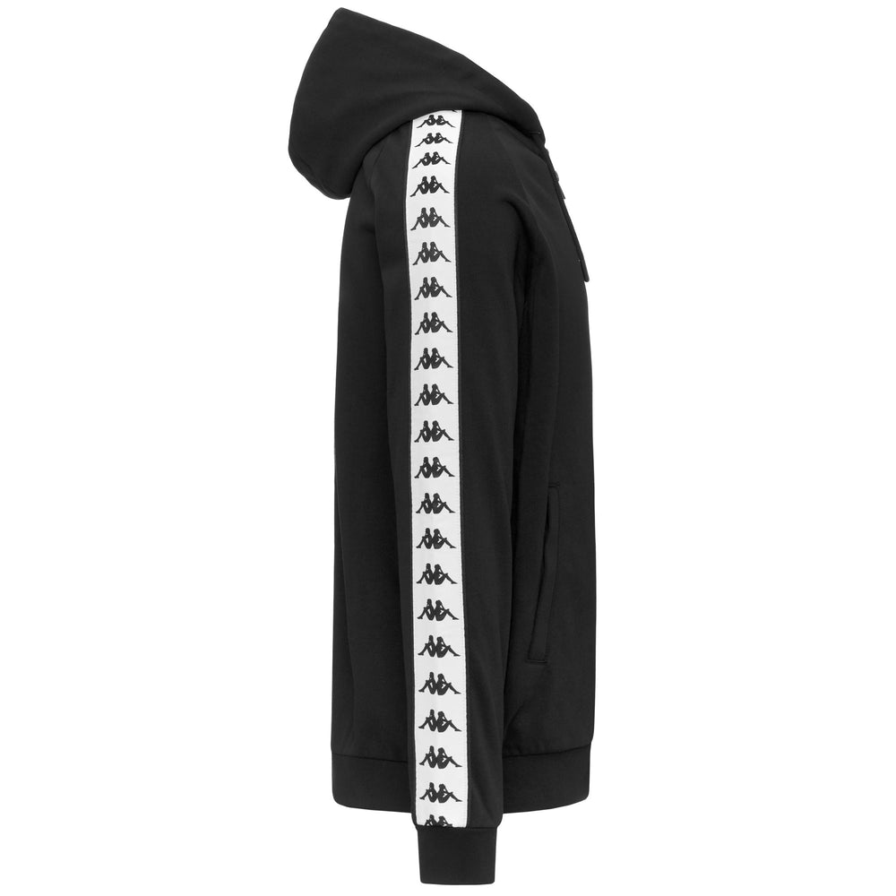 Black Men's Regular Fit Sportswear Fleece Hoodie 02