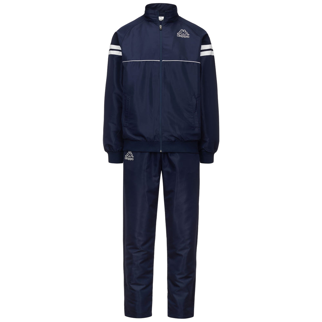 Marine blue Men's Tracksuit with Logo and Zip Pockets 01