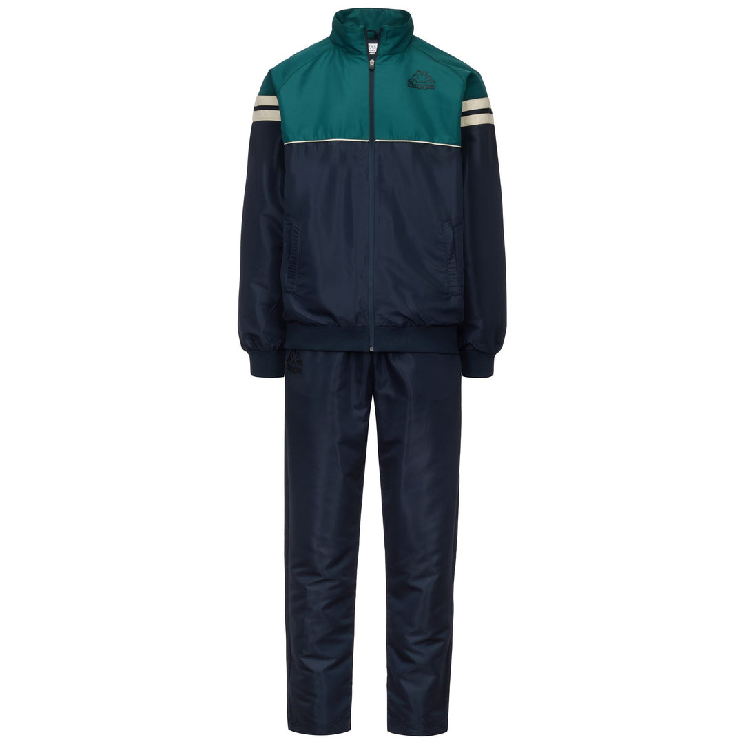 Grey Men's Tracksuit with Inserts and Omini Logo 01