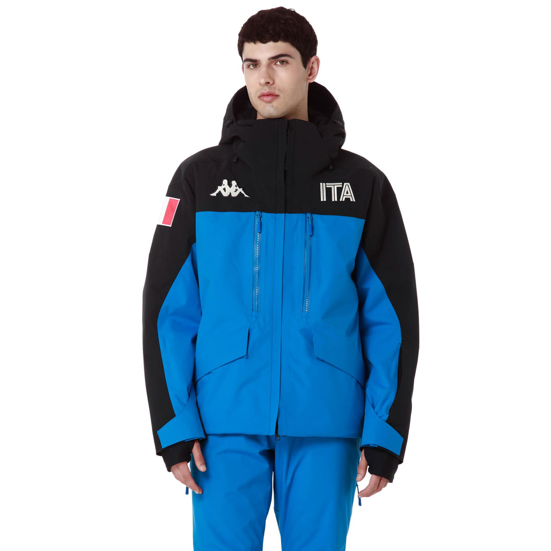 Blue Men's Regular Fit Waterproof Ski Jacket with Thermolite Padding main