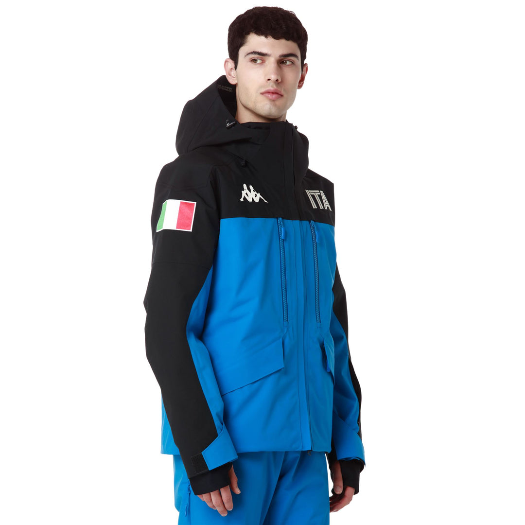 Blue Men's Regular Fit Waterproof Ski Jacket with Thermolite Padding main