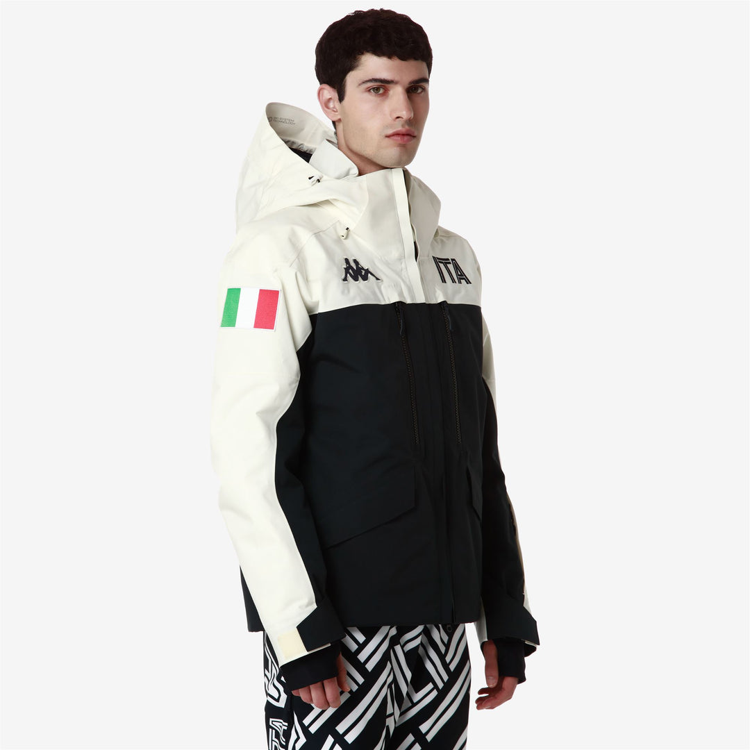 Navy Blue Men's Waterproof Ski Jacket with Thermolite Padding main