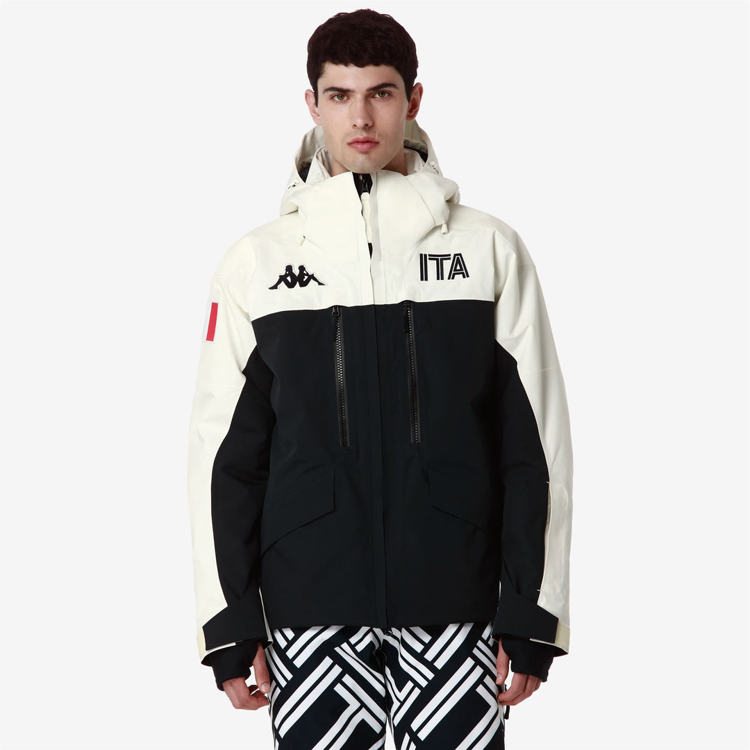 Navy Blue Men's Waterproof Ski Jacket with Thermolite Padding main