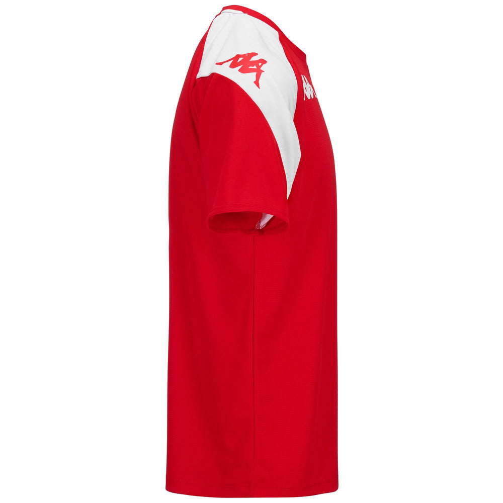 Red Men's Slim Fit Soccer Shirt 02