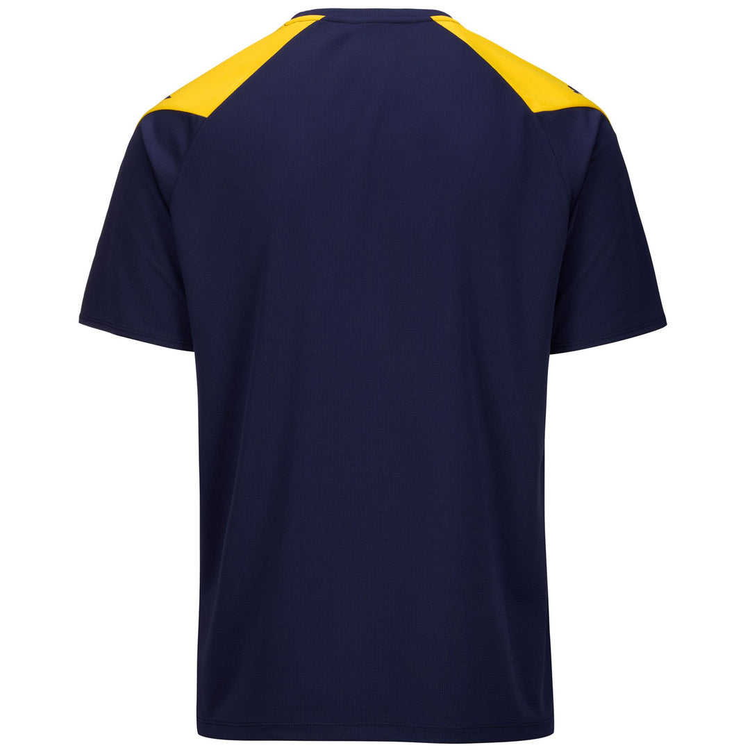 Camiseta fútbol azul corte entallado hombre main