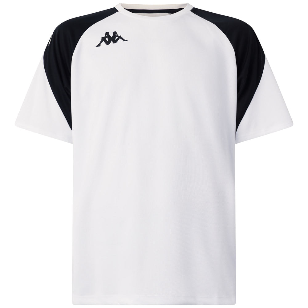 Maglia da calcio slim fit da uomo bianca 02