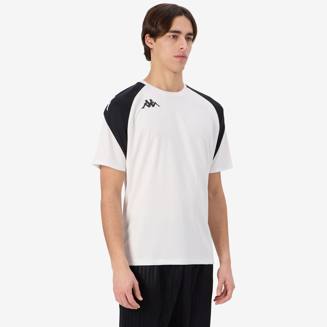 Camiseta de fútbol blanca de corte entallado para hombre main