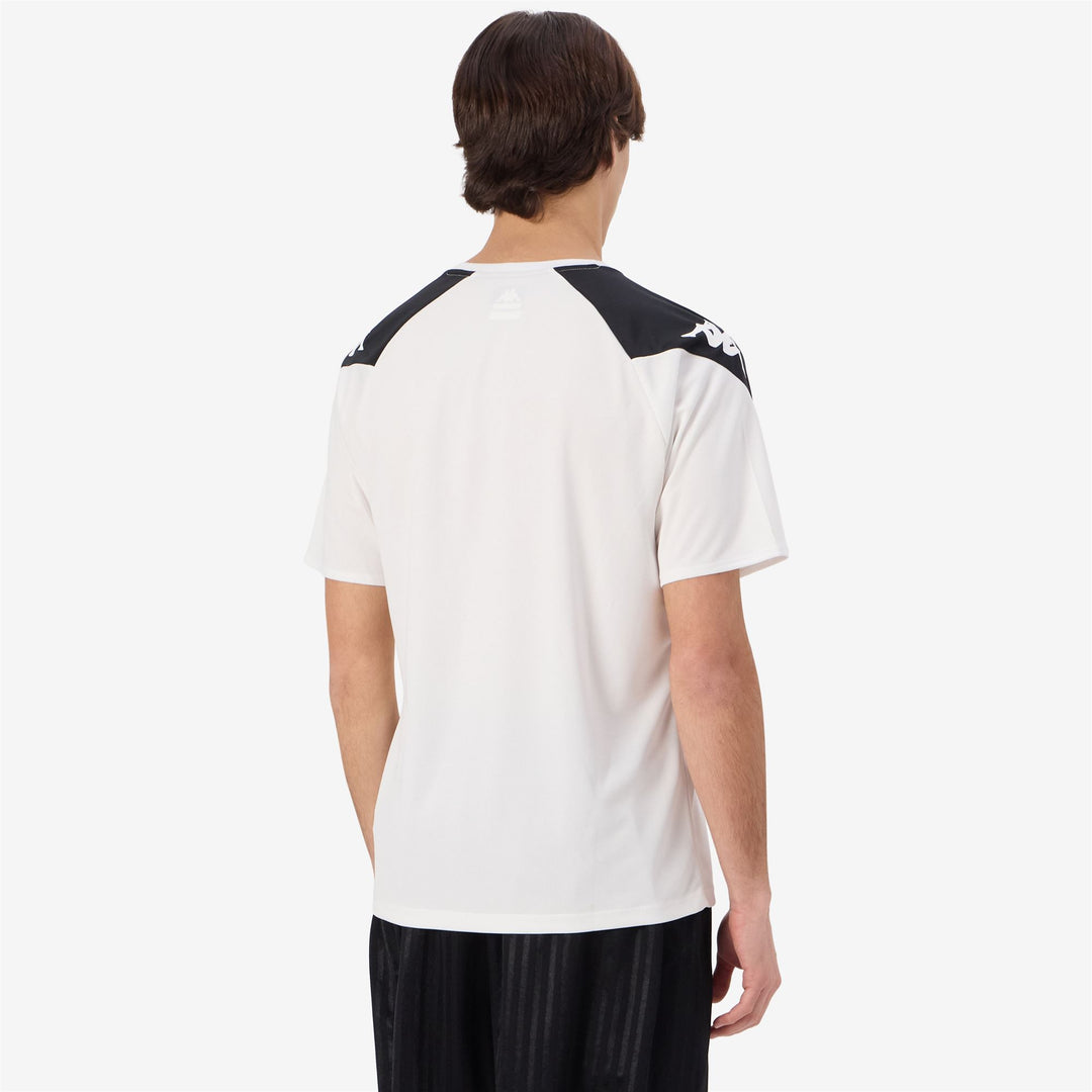 Camiseta de fútbol blanca de corte entallado para hombre main