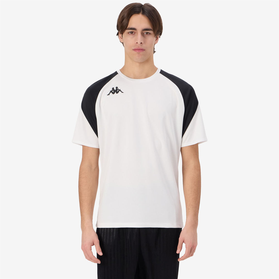 White and black Men's Recycled Fabric Training Shirt main
