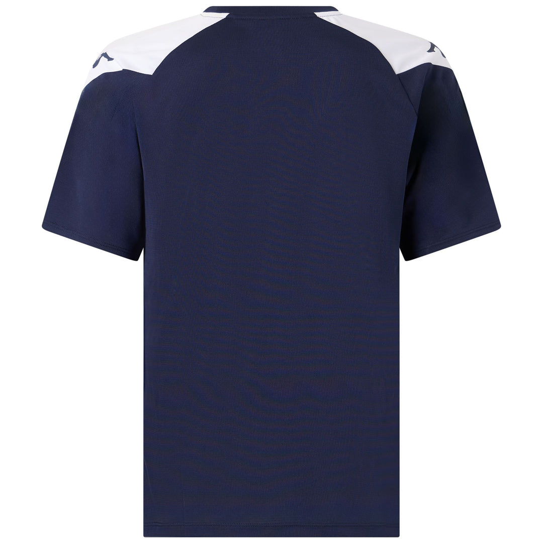 Camiseta fútbol azul corte entallado para hombre main