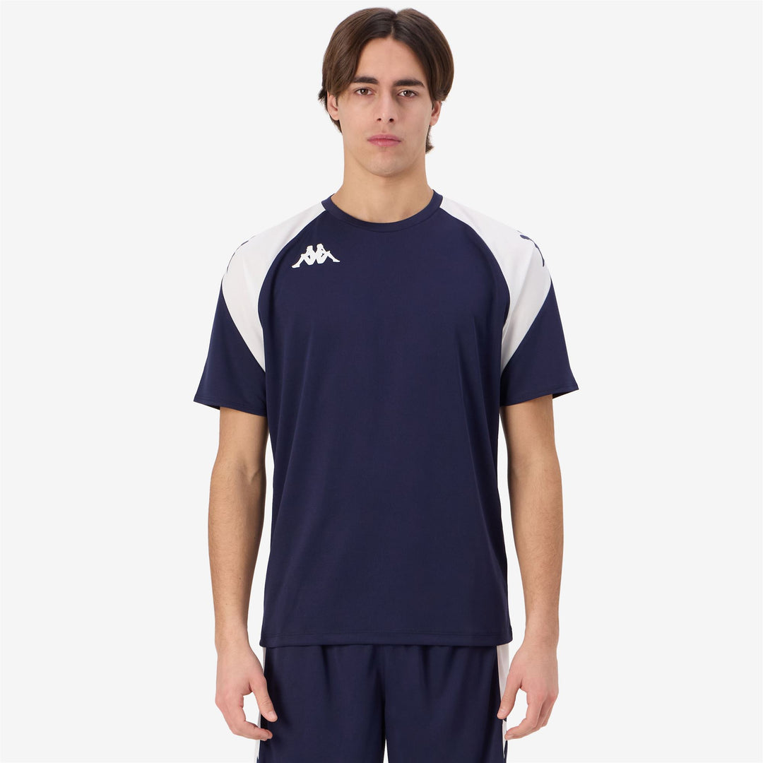 Maglia da calcio blu slim fit da uomo main