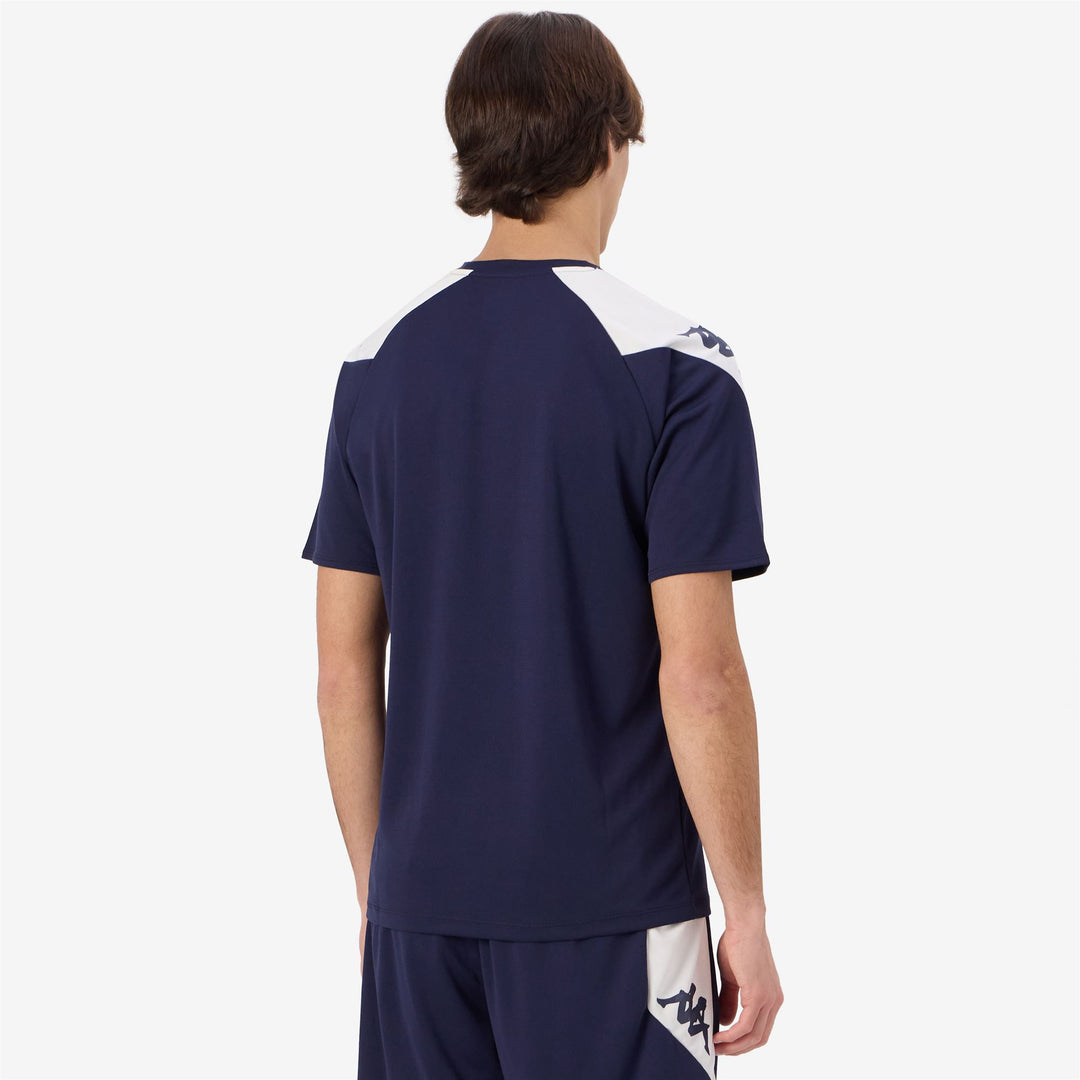 Maglia da calcio blu slim fit da uomo main