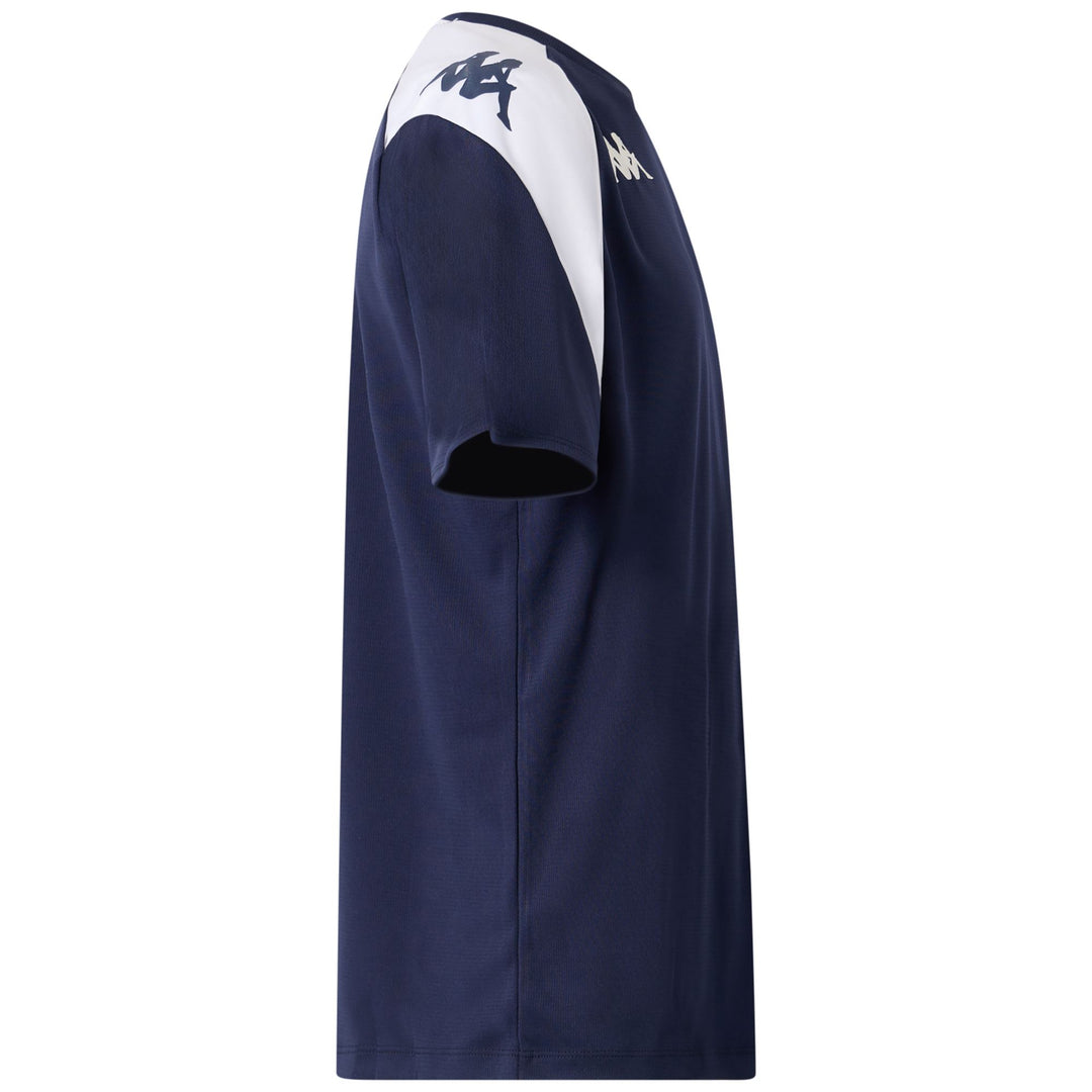 Camiseta fútbol azul corte entallado para hombre main