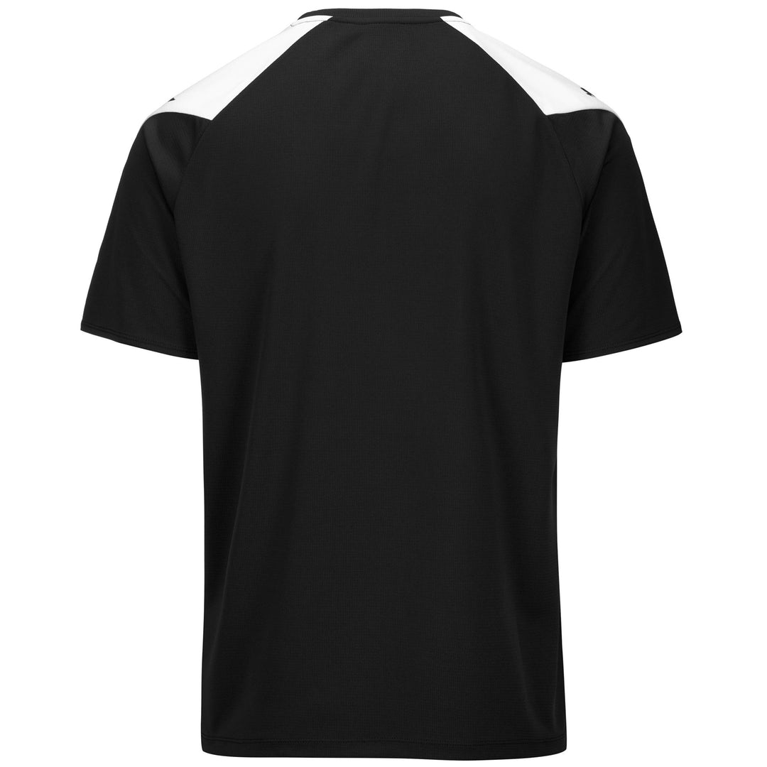 Camiseta de entrenamiento activo para hombre en blanco y negro main