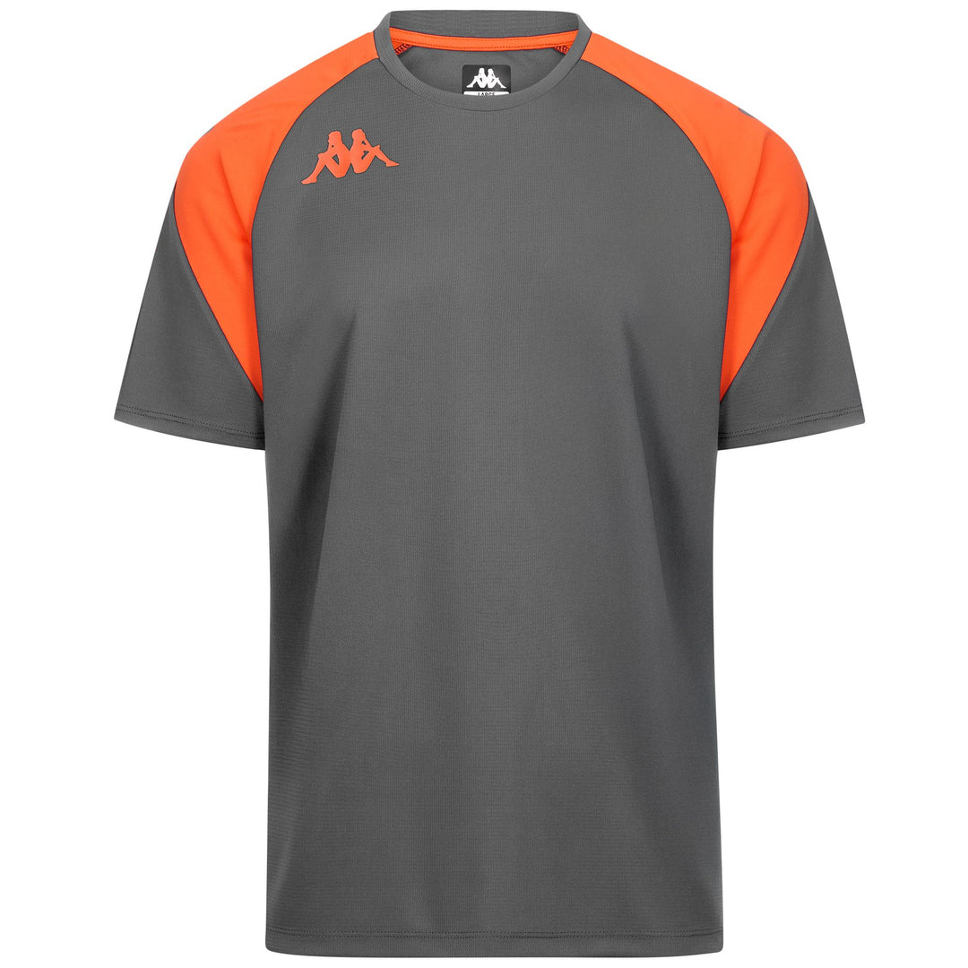 Camiseta gris de entrenamiento funcional de corte ajustado para hombre, confeccionada en tejido reciclado. main