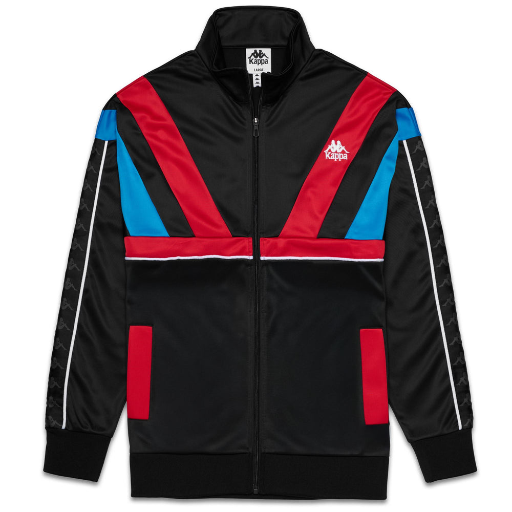 Black Men's Comfort Fit Fleece with Contrast Inserts 02