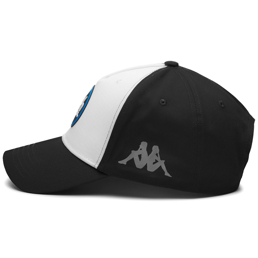 Casquette de course automobile unisexe noire avec visière 02