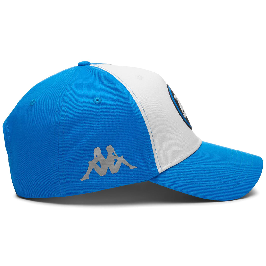 Cappellino unisex blu brillante con visiera e snapback 01