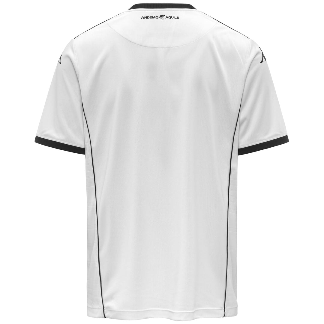 Maillot de football blanc pour homme Spezia Calcio en tissu recyclé main