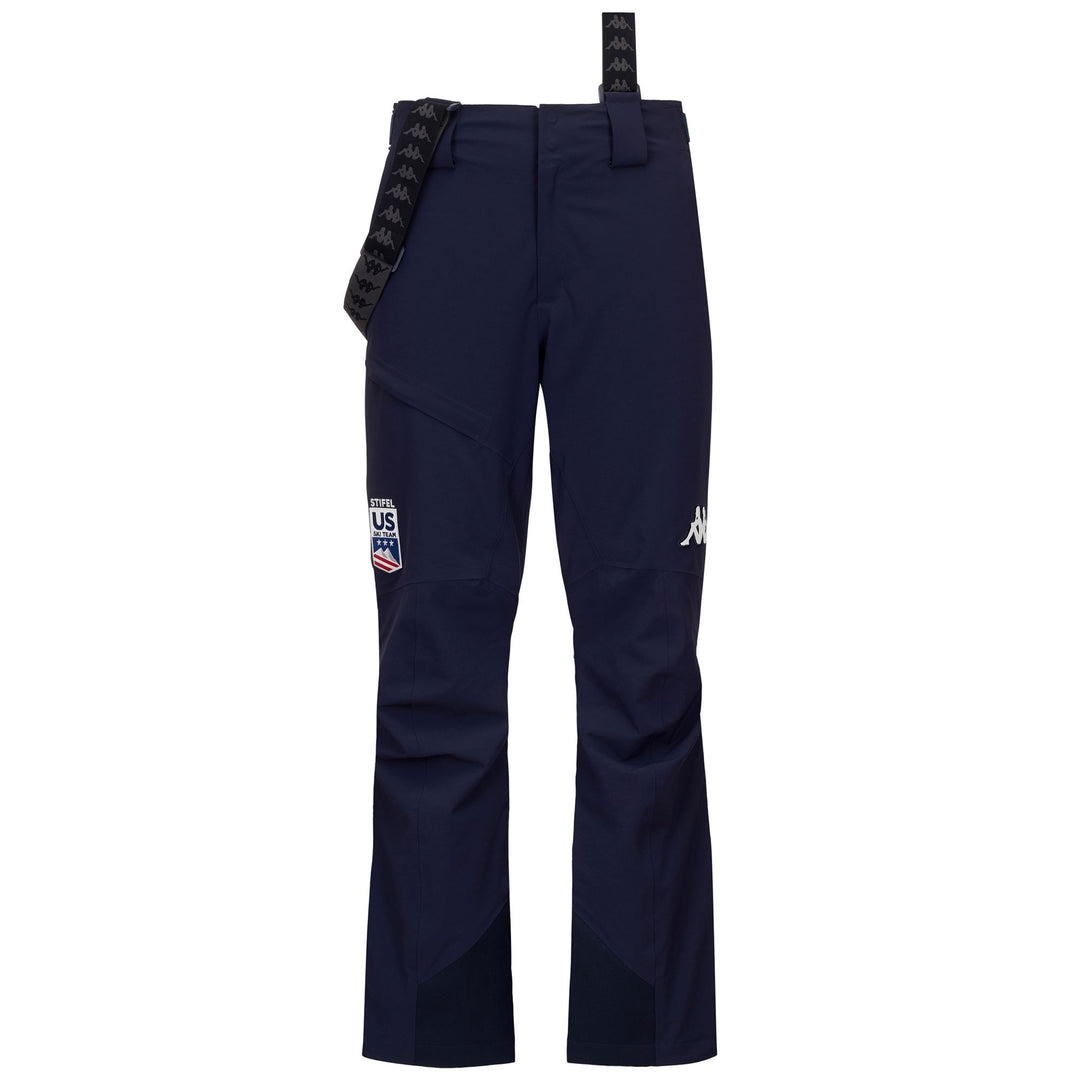 Blue Unisex Ski Trousers with Waterproof Protection and Padding 01