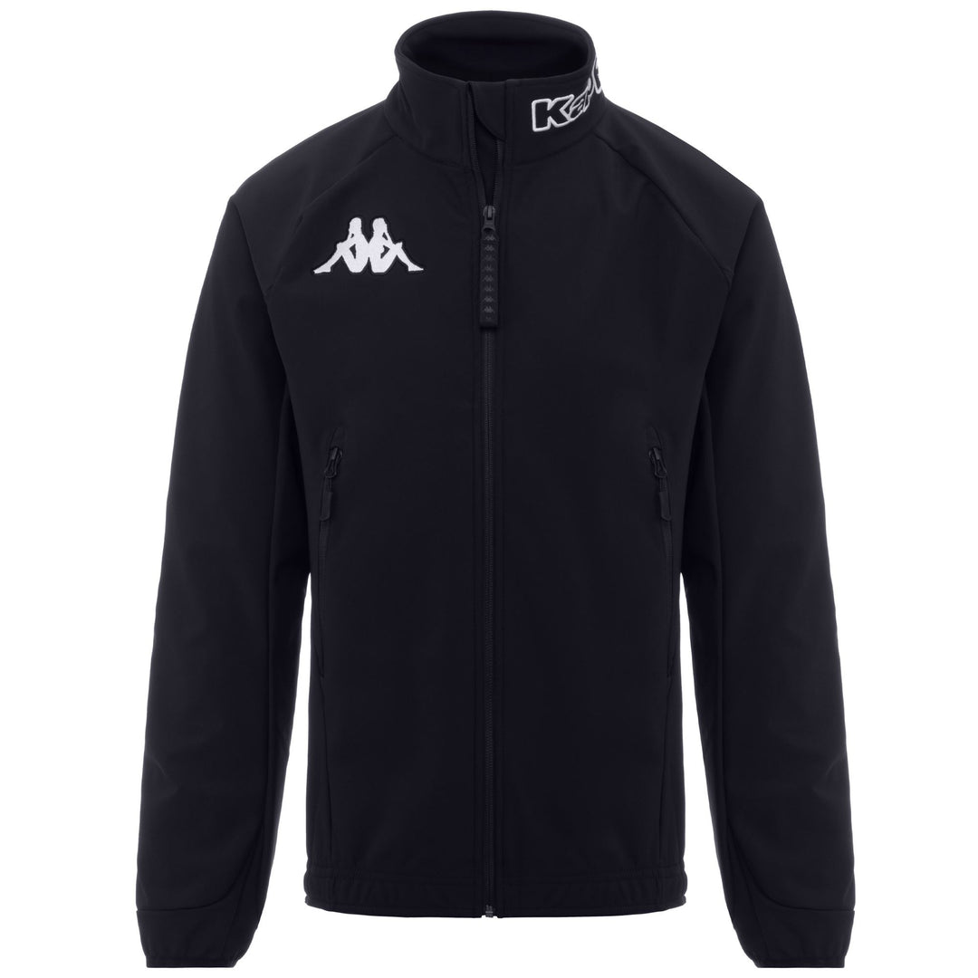 Veste de ski/entraînement imperméable bleue unisexe coupe ajustée 01