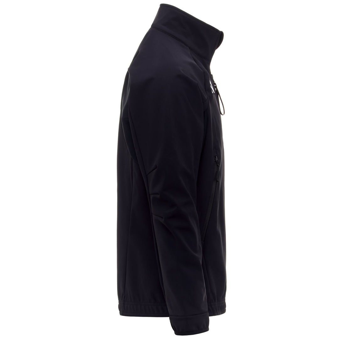Veste de ski/entraînement imperméable bleue unisexe coupe ajustée main